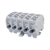   ELMARK 81500002 TERMINAL BLOCK DIN RAIL 5X(2X16MM2/2X25MM2 GREY