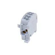   ELMARK 81501002 TERMINAL BLOCK FOR DIN RAIL 2X16MM2/2X25MM2, GREY