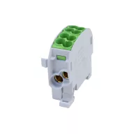   ELMARK 81501005 TERMINAL BLOCK FOR DIN RAIL 2X16MM2/2X25MM2, GREEN
