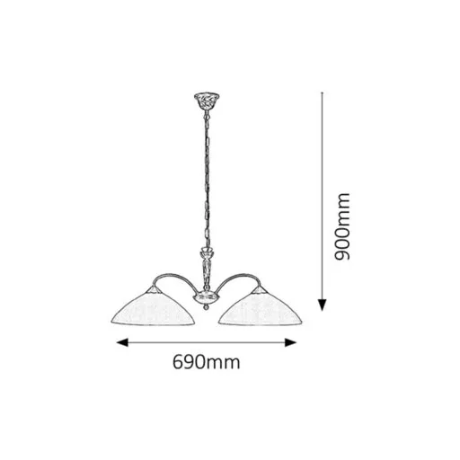 RÁBALUX Regina 8177 Csillár IP20 230V, 50Hz