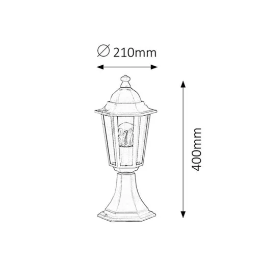 RÁBALUX Velence 8205 Kültéri állólámpa IP43 230V, 50Hz