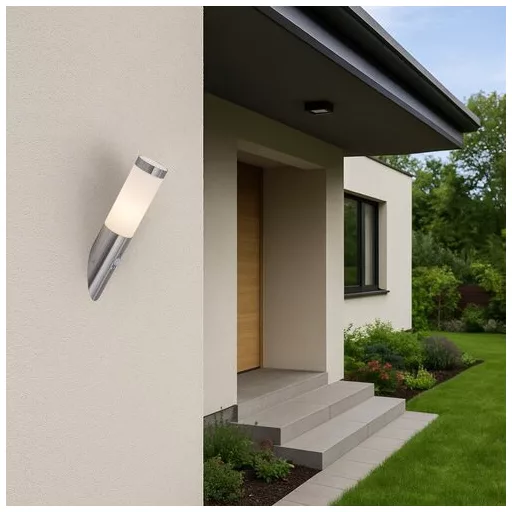RÁBALUX Inox torch 8266 Kültéri fali lámpa IP44 230V, 50Hz