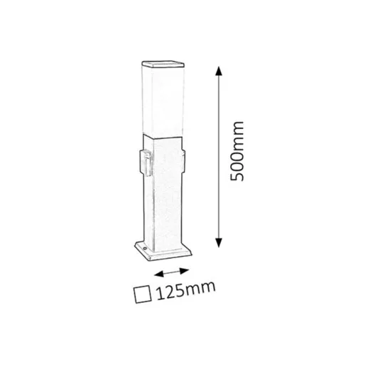 RÁBALUX Bonn 8339 Kültéri állólámpa IP44 230V, 50Hz
