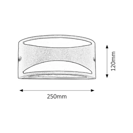 RÁBALUX Manhattan 8359 Kültéri fali lámpa IP54 230V, 50Hz