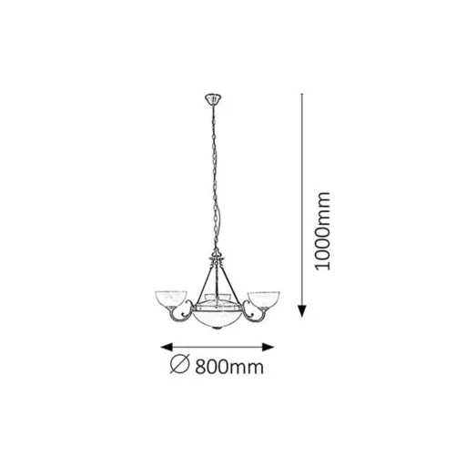 RÁBALUX Marlene 8543 Csillár IP20 230V, 50Hz