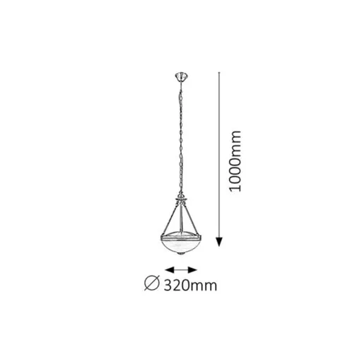 RÁBALUX Marlene 8547 Csillár IP20 230V, 50Hz