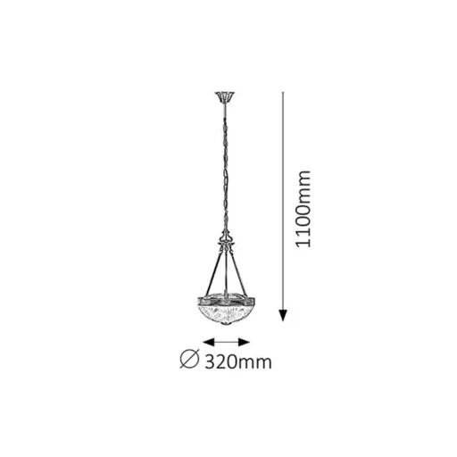 RÁBALUX Annabella 8637 Csillár IP20 230V, 50Hz