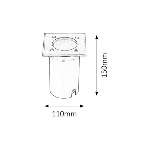 RÁBALUX Tacoma 8714 Kültéri beépíthető lámpa IP65 230V, 50Hz