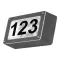 RÁBALUX Hannover 8747 Házszám világítás IP54 230V, 50Hz