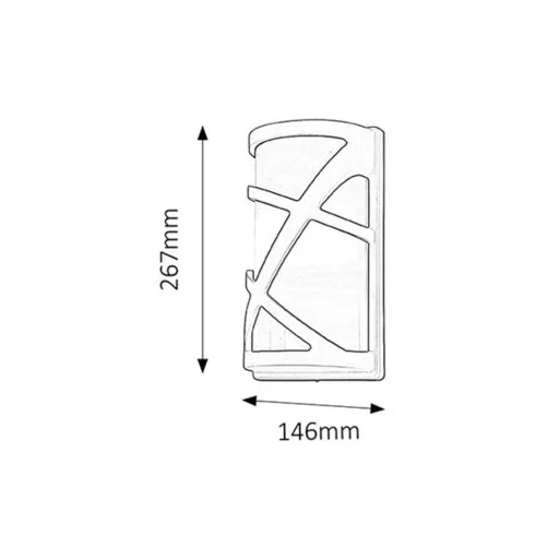 RÁBALUX Durango 8767 Kültéri fali lámpa IP54 230V, 50Hz