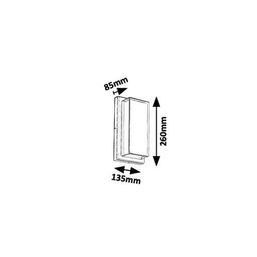 RÁBALUX Andorra 8830 Kültéri fali lámpa IP54 230V, 50Hz
