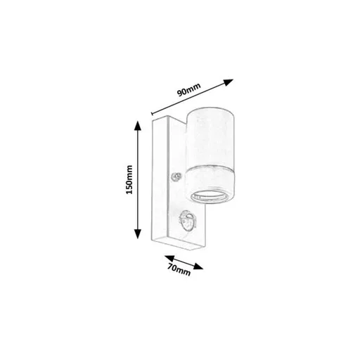 RÁBALUX Medina 8834 Kültéri fali lámpa IP44 230V, 50Hz