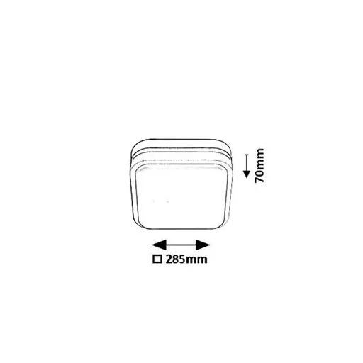 RÁBALUX Hamburg 8850 Kültéri mennyezeti lámpa IP44 230V, 50Hz