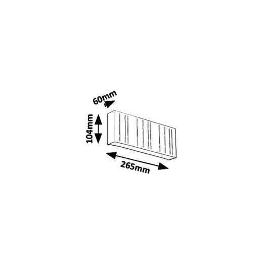 RÁBALUX Maribor 8874 Kültéri fali lámpa IP65 230V, 50Hz
