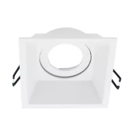   ELMARK 92EL259SQ RECESSED SQUARE DOWN LIGHT EL-259SQ GU10 WHITE