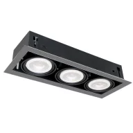   ELMARK 92Q31040DGR LED KIEMELŐVILÁGÍTÁS QUAD310 10W 3XE27 4000K SÖTÉT SZÜRKE