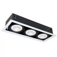   ELMARK 92Q31227DGR LED KIEMELŐVILÁGÍTÁS QUAD312 12W 3XE27 2700K SÖTÉT SZÜRKE