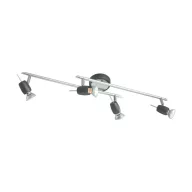   ELMARK 9520023LED STELLAR VRANA SPOT FEHÉR LED GU10 4X5.5W FEKETE