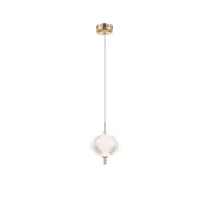 ELMARK 955AMARO1230GD AMARO LED PENDANT 12W 3000K, GOLD