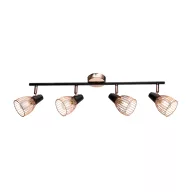 ELMARK 955AMBIX4 AMBIX SPOT 4XE14 FEKETE/RÉZ
