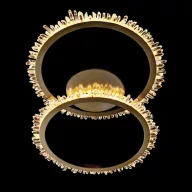   ELMARK 955CORONA3430CGD CORONA LED CEILING LAMP 34W 3000K, GOLD
