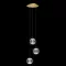 ELMARK 955DIAMOND1230PGD DIAMOND LED PENDANT 12W 3000K, GOLD