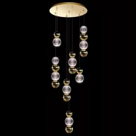 ELMARK 955DIAMOND2830PGD DIAMOND LED PENDANT 28W 3000K, GOLD