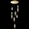 ELMARK 955DIAMOND2830PGD DIAMOND LED PENDANT 28W 3000K, GOLD