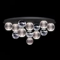   ELMARK 955DIAMOND3230CBCH DIAMOND LED CEILING LAMP 32W 3000K, BLACK+CHROME