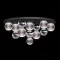 ELMARK 955DIAMOND3230CBCH DIAMOND LED CEILING LAMP 32W 3000K, BLACK+CHROME