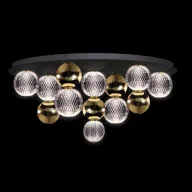   ELMARK 955DIAMOND3230CBGD DIAMOND LED CEILING LAMP 32W 3000K, BLACK+GOLD