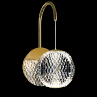   ELMARK 955DIAMOND430WGD DIAMOND LED WALL LAMP 4.2W 3000K, GOLD