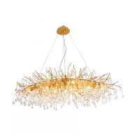 ELMARK 955LOUIS18 LOUIS CHANDELIER 18XG9 GOLD/CRYSTALS
