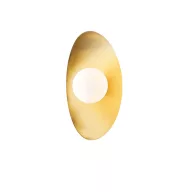 ELMARK 955NEVES1GD NEVES WALL LAMP 1XG9, GOLD