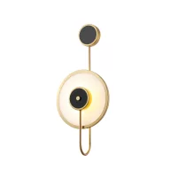   ELMARK 955NUBIA530BL NUBIA LED WALL LAMP 5W 3000K, BLACK+GOLD