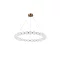 ELMARK 955PEARL55CCTCO PEARL LED PENDANT 55W CCT, COOPER