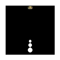 ELMARK 955PEARL930P3GD PEARL LED PENDANT 9W 3000K, GOLD