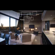   ELMARK 955PRESTIGE45830MC PRESTIGE LED PENDANT 458W 3000K, MULTICOLOURED