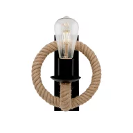 ELMARK 955ROPE1W ROPE FALI LÁMPA 1XE27 FEKETE