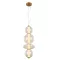 ELMARK 955SPLENDOR1830BC SPLENDOR LED PENDANT 18W 3000K, BRASS+COGNAC GLASS