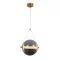 ELMARK 955SPLENDOR930BSG SPLENDOR LED PENDANT 9W 3000K, BRASS+SMOKY GREY
