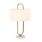 ELMARK 955YASMIN1TCO YASMIN TABLE LAMP 1XE27, COOPER