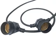 ELMARK 961527 KÜLTÉRI FÉNYFÜZÉR 5M 15XE27 FOGLALAT IP44
