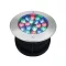 ELMARK 96UW18RGB LED UNDERWATER LIGHT 18W RGB, IP68 WITH REMOTE