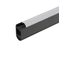   ELMARK 99ACC27WRBL EL-27WR ALUM. WARDROBE PROFILE 2.5M, BLACK