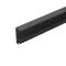 ELMARK 99ACC83CRBL EL-83CR PROFILE FOR WOOD SHELF 2.5M, BLACK