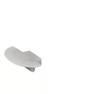   ELMARK 99ACC87ECCRSI EL-87ECCR END CAP FOR PROFILE EL-87CR SILVER, SET