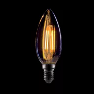   ELMARK 99LED772 VINTAGE LÁMPA C37-4W E14, 220-240V, 2800-3200K ARANY