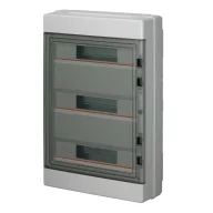   ELMARK EC62054E EC620 SURFACE MOUNT. ENCLOSURE 54 MOD. (3X18) IP65