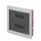 ELMARK EC63036CE EC630 FLUSH MOUNT. ENCLOSURE 36 MOD. (2X18) WHITE